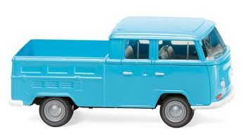 Wiking 031404 VW T2a DoKa Pritsche eisblau 