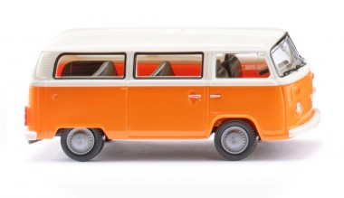 Wiking 031802 VW T2b Bus orange/weiß 