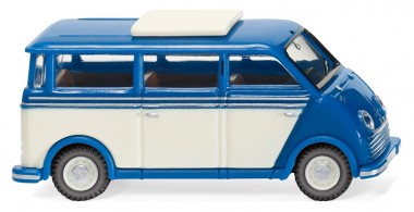 Wiking 033402 DKW Schnelllaster Bus blau/perlweiß 