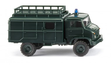 Wiking 036003 MB Unimog S404 Kofferaufbau Polizei 