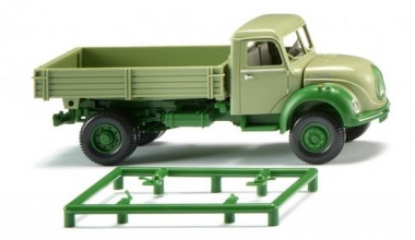 Wiking 042496 Magruis Rundhauber Kipper grün/grün 