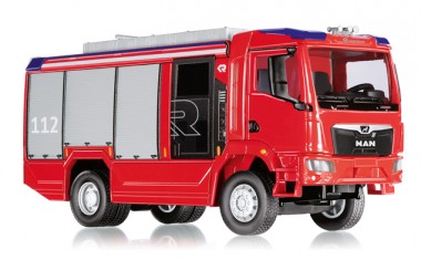 Wiking 043196 MAN TGM Rosenbauer AT FW 
