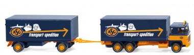 Wiking 045703 Scania 111 KHZ ASG Transporte 