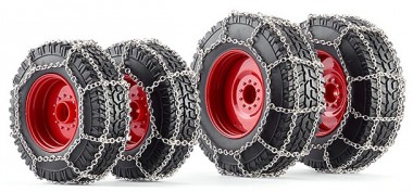 Wiking 077391 Rädersatz mit Ketten für Fendt 828 