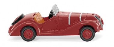 Wiking 082804 BMW 328 Roadster weinrot 