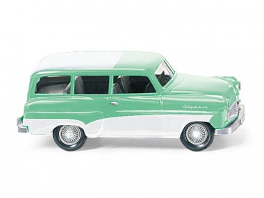 Wiking 085006 Opel Caravan 1956 mintgrün/Dach weiß 