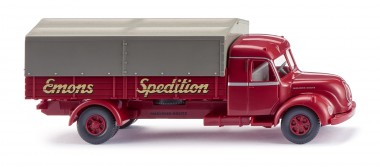 Wiking 085509 Magirus S7500 Pritschen-Lkw Spedition Em 