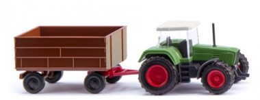 Wiking 096004 Fendt Favorit mit Anhänger 