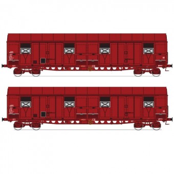 Trains 160 16022 SNCF gedeckte Güterwagen-Set 2-tlg Ep.5 