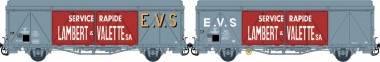 Trains 160 16044 SNCF EVS ged. Güterwagen-Set 2-tlg. Ep.3 