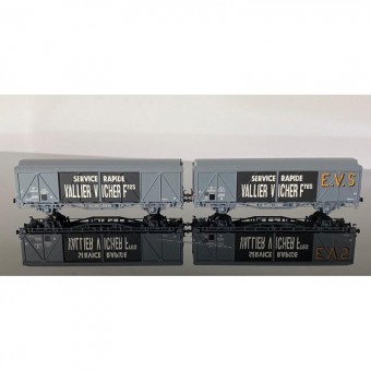 Trains 160 16047 SNCF EVS ged. Güterwagen-Set 2-tlg. Ep.3 