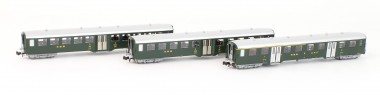 MW-Modell N-CH-220a SBB Personenwagen-Set 3-tlg Ep.3b 