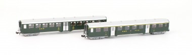 MW-Modell N-CH-220b SBB Personenwagen-Set 2-tlg Ep.3b 