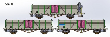 Exact-train 20153 DR off. Güterwg. Villach Set 3-tlg Ep.3 