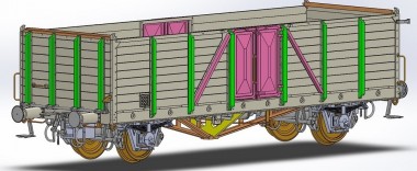 Exact-train 20155 DB offener Güterwagen Ommr Villach Ep.3 
