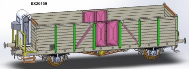 Exact-train 20159 ÖBB offener Güterwagen Ommr Villach Ep.3 
