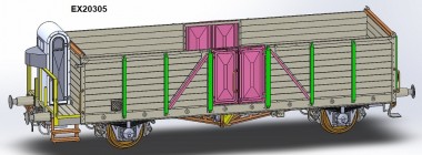 Exact-train 20305 PKP offener Güterwagen Villach Ep.3 