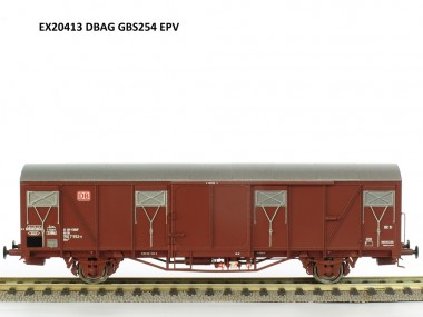 Exact-train 20413 DBAG gedeckter Güterwagen Gbs254 Ep.5 
