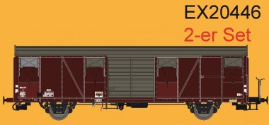 Exact-train 20446 SBB ged. Güterwagen J4 Set 2-tlg. Ep.3 