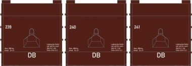 NME 903001 DB kleine Kohlekübel, 3 St. 