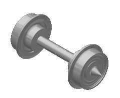 NME 950032 AC-Tauschachsen für TWA Wagen 4 Stück 