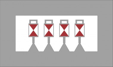 NME 950090 4 St. Zugschlusstafeln DE 