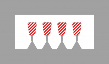 NME 950092 4 St. Zugschlusstafeln AT 