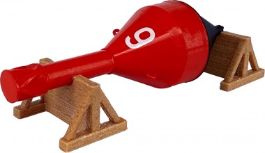 NME 951100 Ladegut Hochseeboje rot mit Ladegstell 