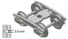 NME 960052 Y25  Lsi(f) FFB-K Drehgestell 2 St. AC 