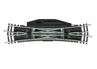 Trix 14960 Kreuzungsweiche doppelt 15° elektrisch 