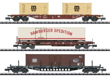Trix 18702 DB Containerwagen-Set 3-tlg. Ep.4 