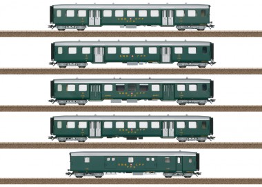 Trix 23134 SBB Leichtstahlwagen-Set 5-tlg. Ep.3 