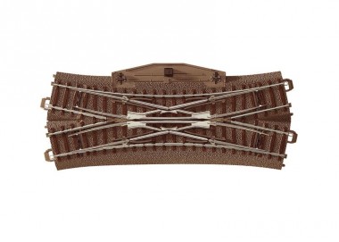 Trix 62624 C Doppel-Kreuzungsweiche Elektroantrieb 