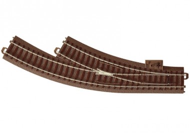 Trix 62672 C Bogenweiche rechts R1/2 Handbetrieb 