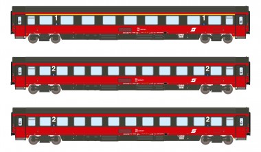 ASM 24000 ÖBB EC 64 Personenwagen-Set 3-tlg Ep.4 