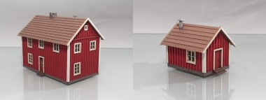 ASM 409202 Gehöft Lyngstad gård falunrot 