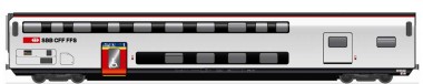 HAG 61098 SBB Doppelstockwagen Gepäck Ep.6 AC 