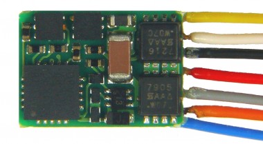 Zimo MX621F NEM651 Decoder an Drähten 