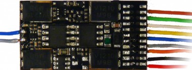 Zimo MX632W Decoder mit 12 Drähten 