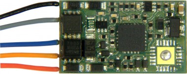 Zimo MX820E Einzelweichendecoder mit 5 Drähten 