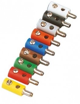 Brawa 3002 Querlochstecker, rot 2,5 mm 100 St. 