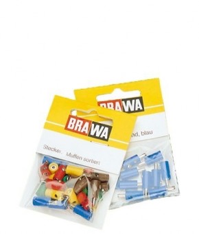 Brawa 3047 Muffen rund, grau 2,5 mm 10 St. 