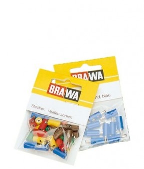 Brawa 3055 Querlochstecker, blau 2,5 mm 10 St. 