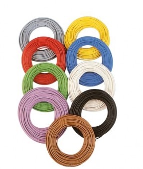 Brawa 32409 Litze einadrig, weiß 0,05 mm² 10 m 