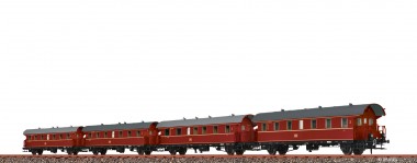 Brawa 46785 DB Personenwagen 2-achs. Set 4-tlg. Ep.3 