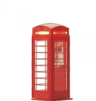 Brawa 5437 Englische Telefonzelle, beleuchtet 