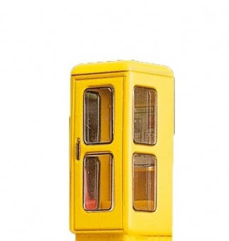 Brawa 5442 Telefonzelle FeH 78 beleuchtet, rund 