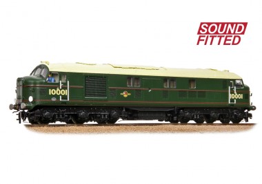 Bachmann Branchline 31-995ASF LMS 10001 BR Lined Green (Late Crest) S 