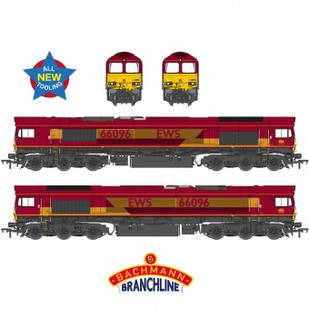 Bachmann Branchline 50-000A EWS Diesellok Class 66/0 Ep.6 