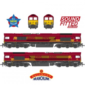 Bachmann Branchline 50-000SFX EWS Diesellok Class 66/0 Ep.6 